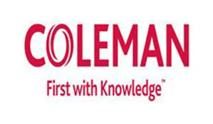 A red coleman logo is shown.